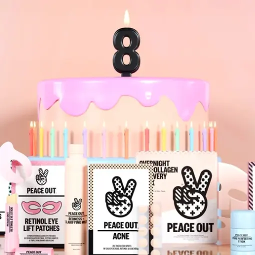 Peace Out Skincare：8周年大促！全场无门槛7.2折