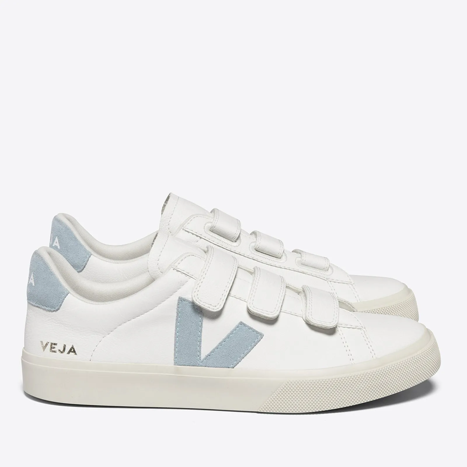 Veja Recife Chrome Free Leather Velcro 魔术贴小白鞋