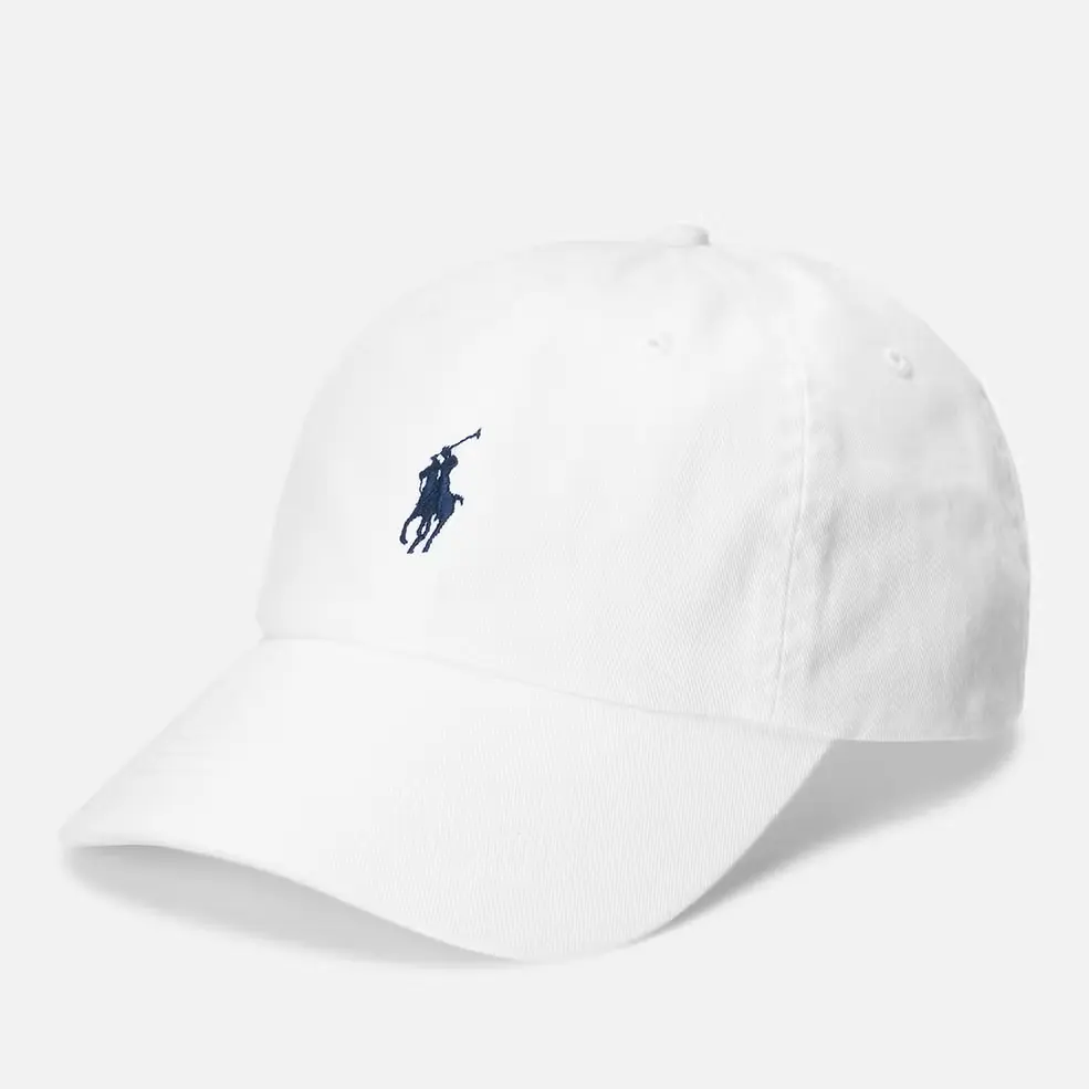 POLO RALPH LAUREN 拉夫劳伦徽标白色棒球帽