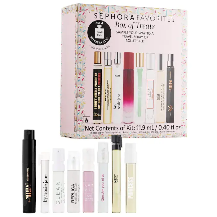 7/14上线！Sephora Favorites Box of Treats 试管香套装 含香水兑换券 价值$57