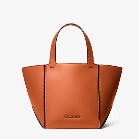 Michael Kors Jordi 小号托特包 橙色/海洋蓝
