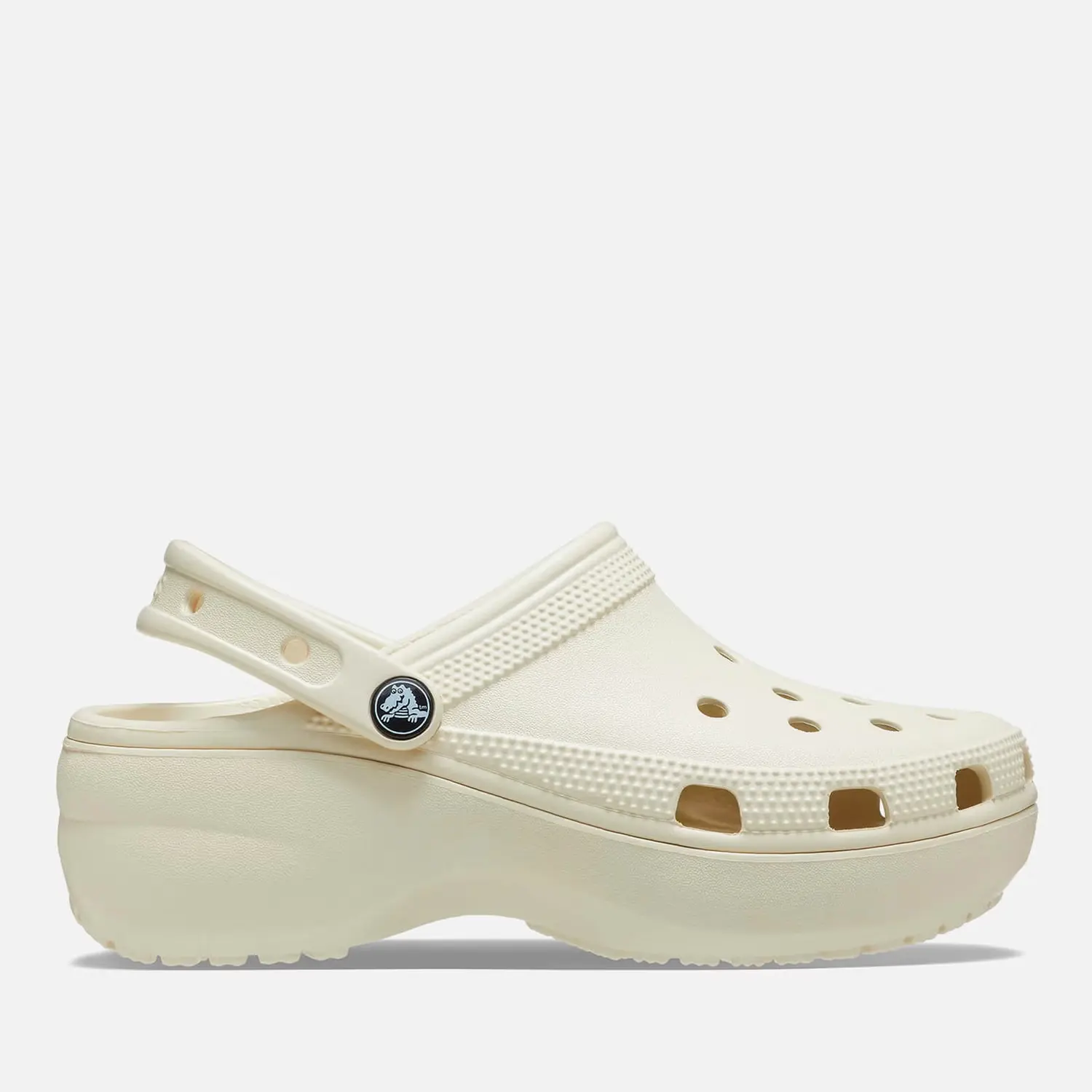 黄金码有货！CROCS 卡骆驰 Classic Platform Clog 骨白色云朵洞洞鞋