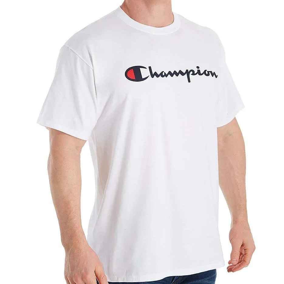 Champion 男式 时尚T恤 白色 XXL