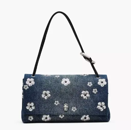 Marc Jacobs 雏菊牛仔布大号两用包
