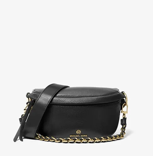 Michael Kors Slater 超小号卵石纹皮革斜挎包