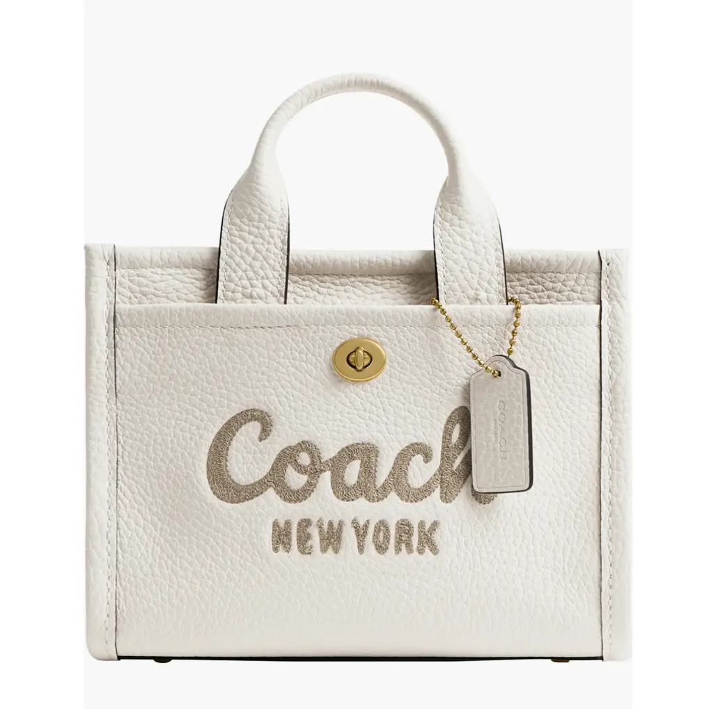 COACH Bubble Leather Cargo 蔻驰托特包