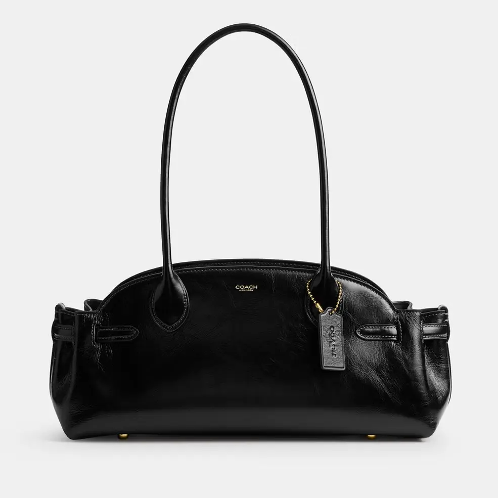 COACH 蔻驰 Empire 34 Carryall 黑色单肩包