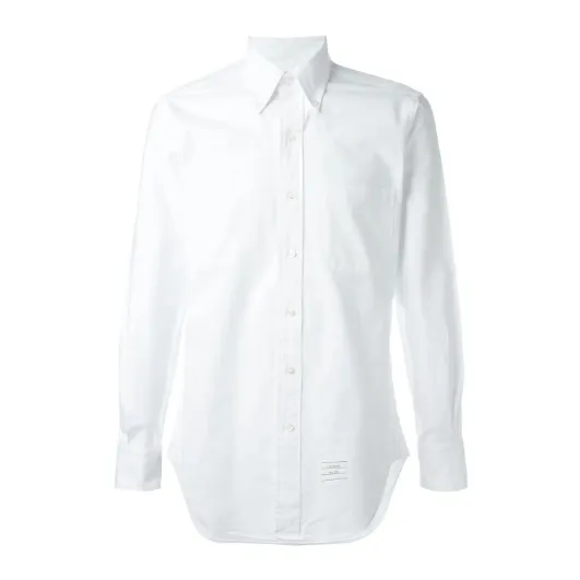 THOM BROWNE 经典牛津布白色衬衫