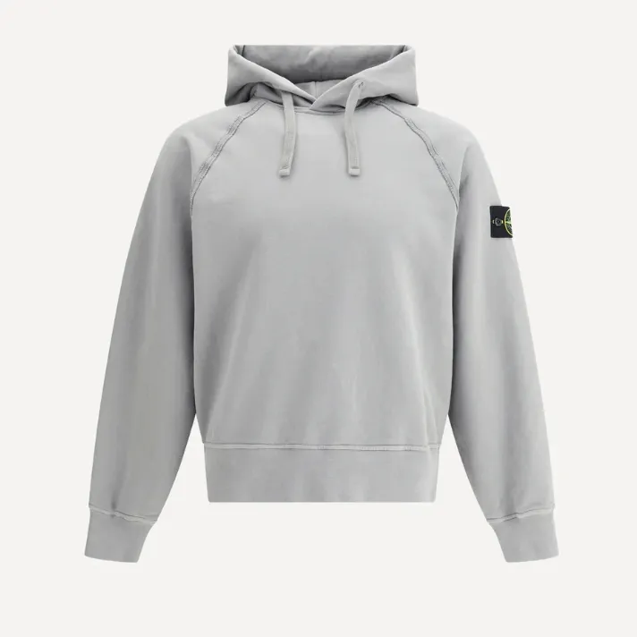 STONE ISLAND 石头岛灰色连帽卫衣