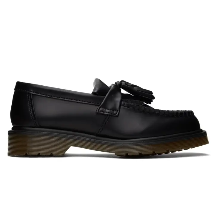 中站含税！Dr. Martens 黑色 Adrian 乐福鞋