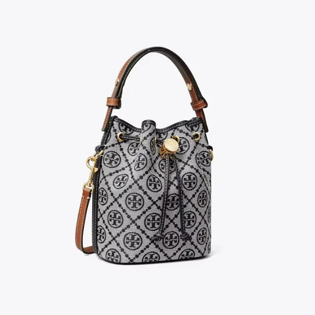 Tory Burch 汤丽柏琦 新款 迷你老花水桶包