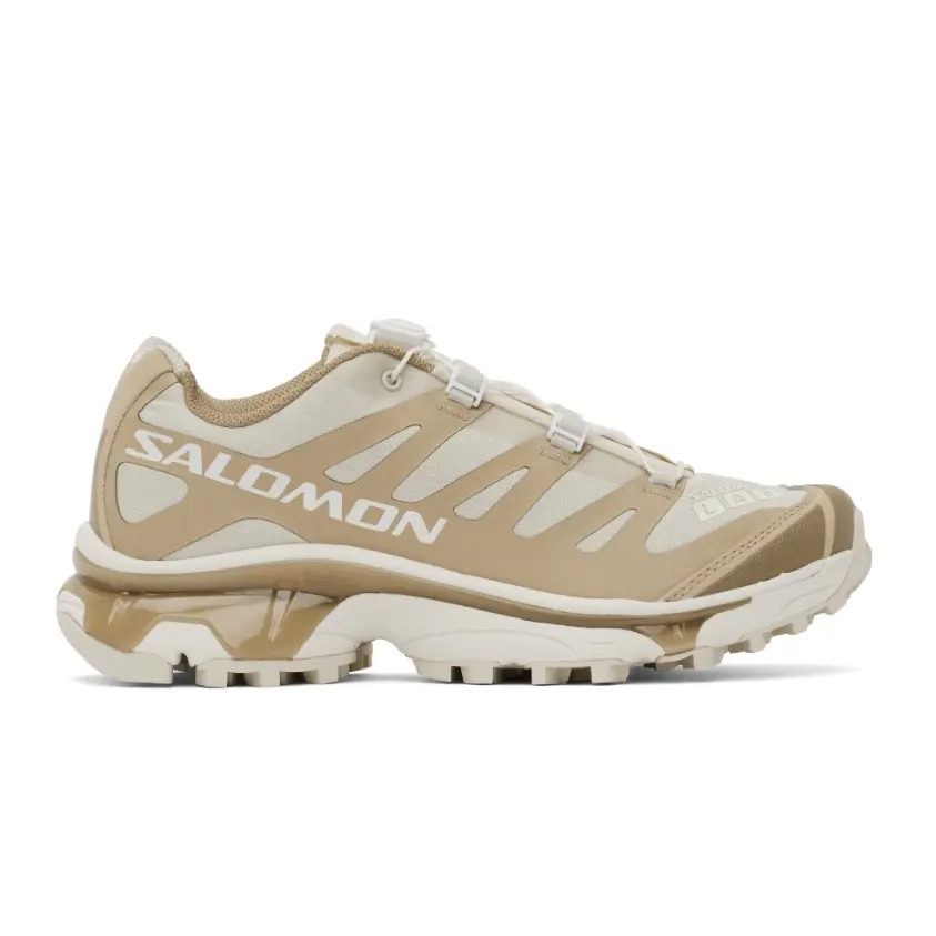 中站含税！Salomon 黄褐色 & 灰白色 XT-4 OG Protective 运动鞋
