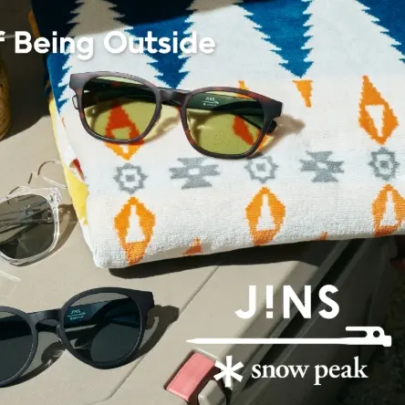 JINS x Snow Peak NOASOBI 联名系列眼镜上新热卖