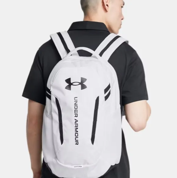 Under Armour 安德玛 UA Hustle 6.0 白色双肩包