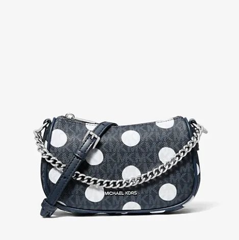 Michael Kors  Carmela 小号圆点和标志性徽标手拿包