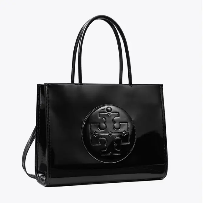 Tory Burch 汤丽柏琦 Ella 漆皮托特包