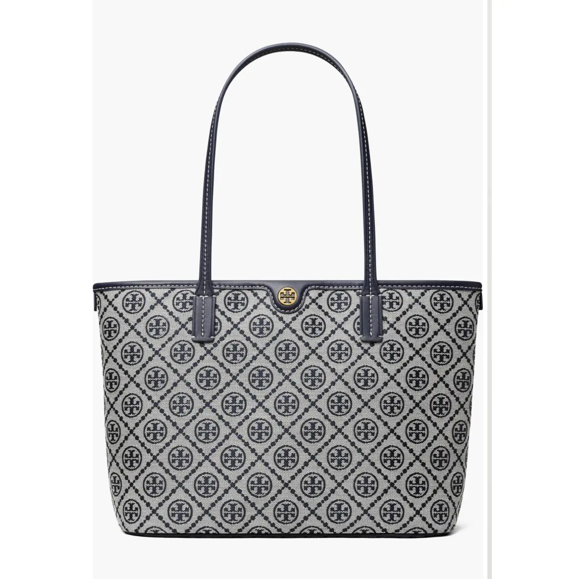 Tory Burch T Monogram Zip印花托特包