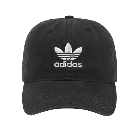 ADIDAS ORIGINALS 阿迪达斯三叶草徽标印花棒球帽