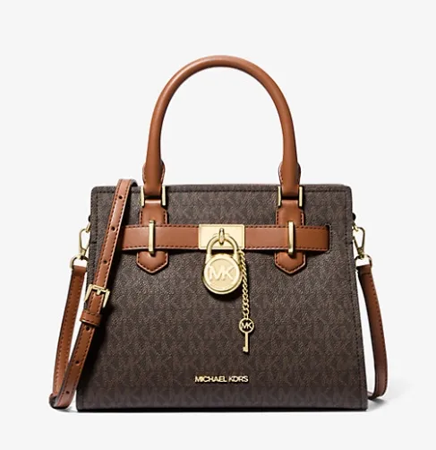 Michael Kors Hamilton 小号老花手提挎包