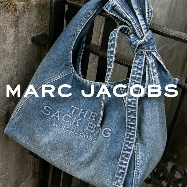 Marc Jacobs：夏季大促！ 雏菊牛仔布大号两用包$346