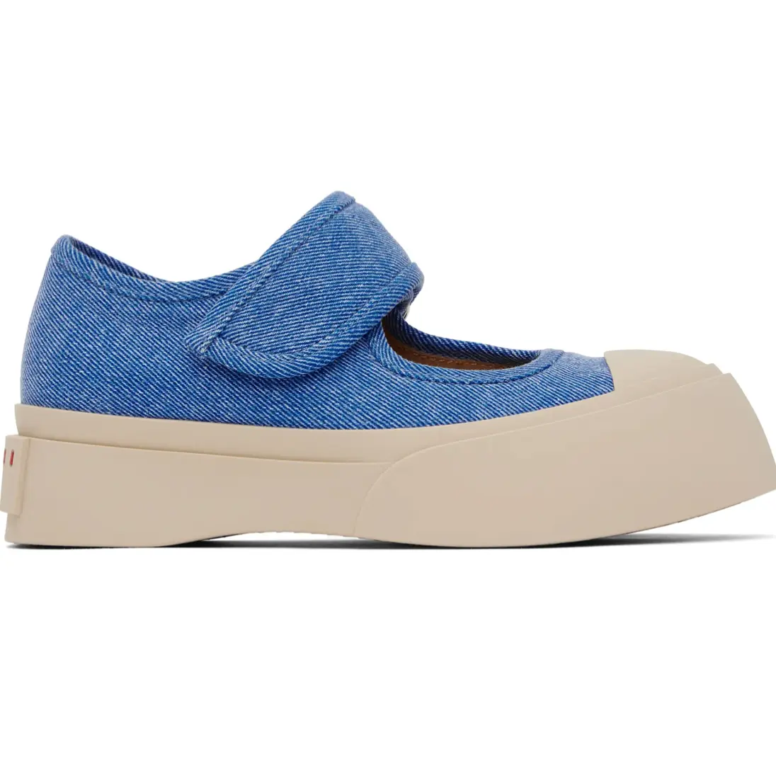 史低！Marni  Blue Pablo 经典牛仔玛丽珍