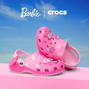 Crocs AU：7月新品来袭！芭比联名经典洞洞鞋A$114
