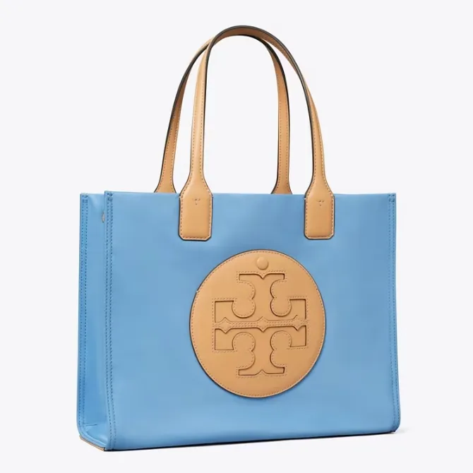 Tory Burch 汤丽柏琦 Ella 天空蓝托特包