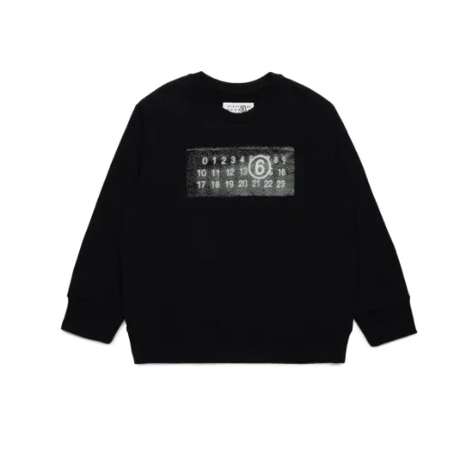 MM6 Maison Margiela 马吉拉大童款数字徽标卫衣
