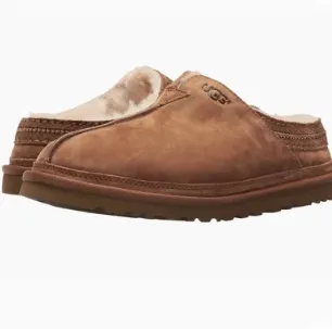 UGG 男式栗色纽曼拖鞋