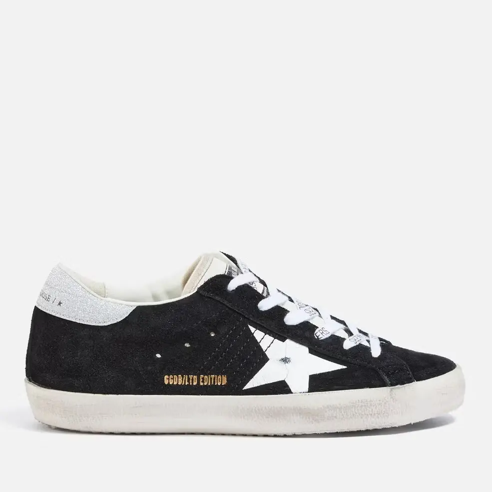 GOLDEN GOOSE 黑色星星印花脏脏鞋