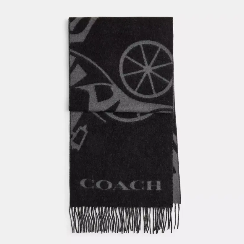 COACH 蔻驰 Horse And Carriage 羊绒围巾