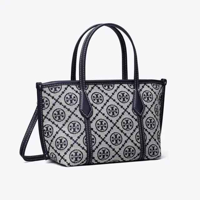 上新！Tory Burch 汤丽柏琦 迷你老花 Perry 托特包