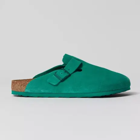 Birkenstock 勃肯 男款 草绿色 波士顿拖鞋