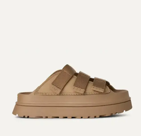 UGG GoldenGlow 魔术贴凉鞋