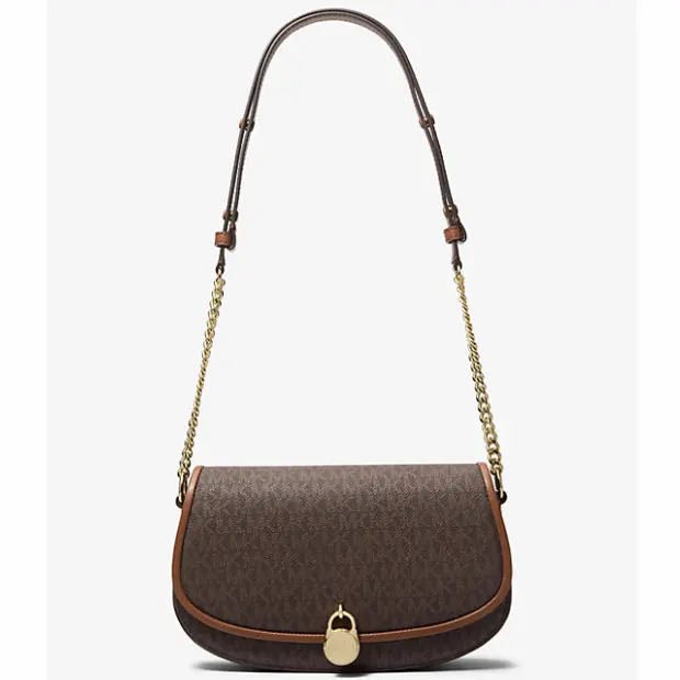 2件额外8折！Michael Kors Mila 中号老花斜挎包