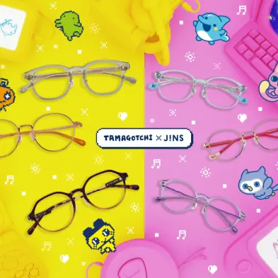 JiNS：Tamagotchi 拓麻歌子联名款上新热卖