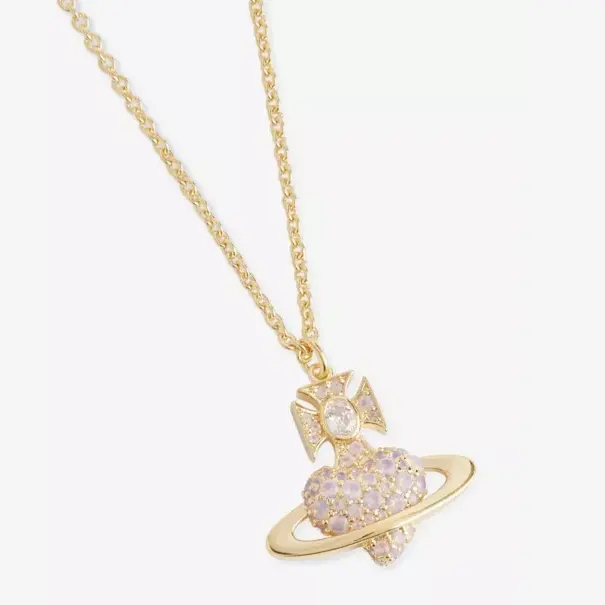 Vivienne Westwood 西太后 心型土星项链