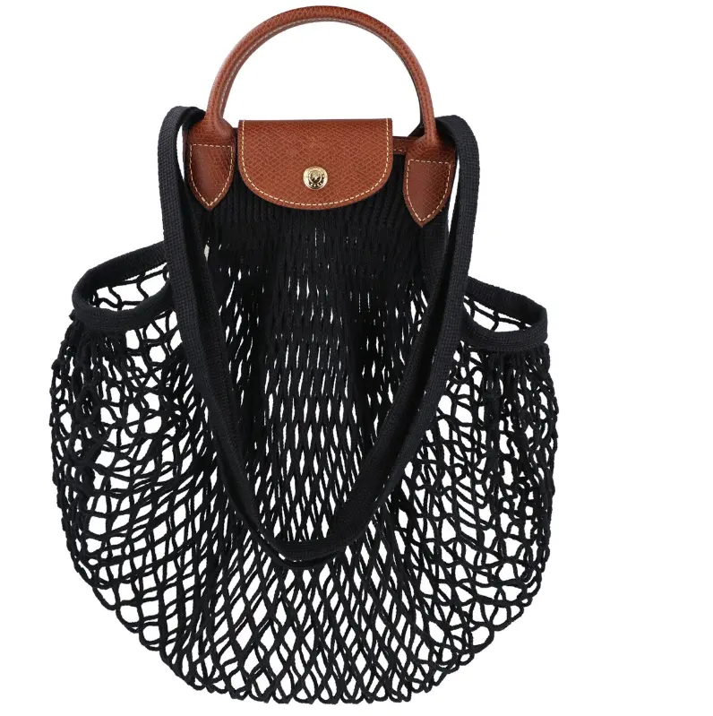 Longchamp Le Pliage Filet 大号网眼手提包（带肩带）