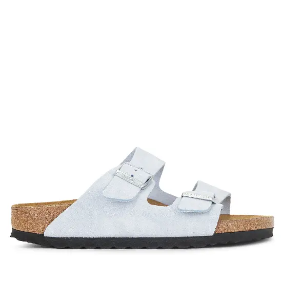 Baby蓝麂皮款！Birkenstock 勃肯 Arizona 凉鞋