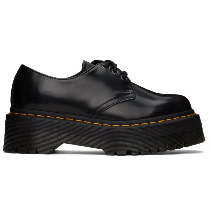中站含税！Dr. Martens 黑色 1461 Quad 德比鞋