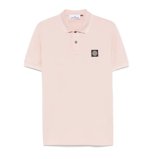 Stone Island 石头岛罗盘贴花polo衫