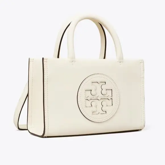 Tory Burch Mini Ella Bio 马卡龙托特包 白色