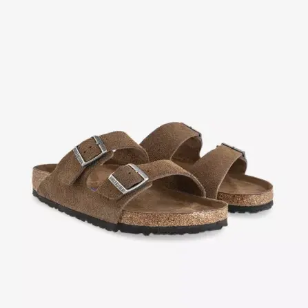 Birkenstock 勃肯 Arizona 麂皮拖鞋