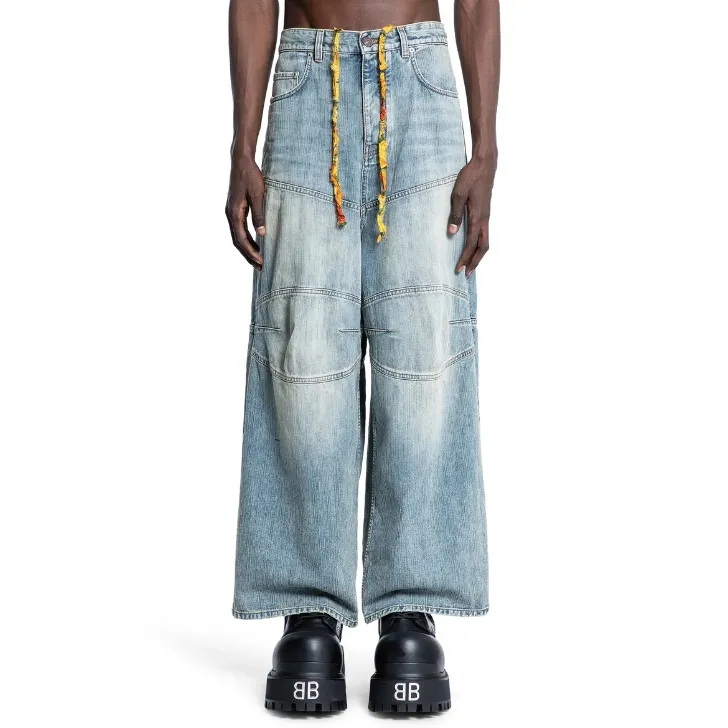 BALENCIAGA 巴黎世家 George V 宽松牛仔裤