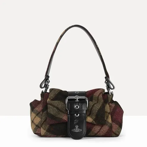 上新！VIVIENNE WESTWOOD 西太后 HAZEL TREASURE 格纹手提包