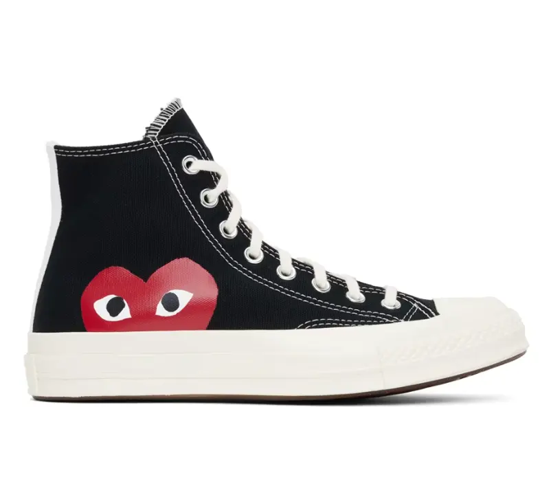 Comme des Garçons Play 黑色 Converse 联名 Chuck 70 高帮运动鞋