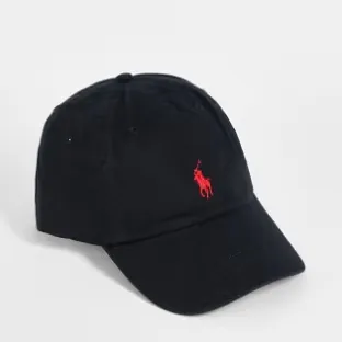 POLO RALPH LAUREN 拉夫劳伦黑色小马徽标棒球帽