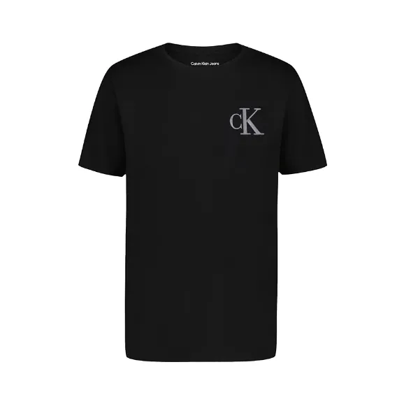 CALVIN KLEIN 大童款徽标短袖T恤