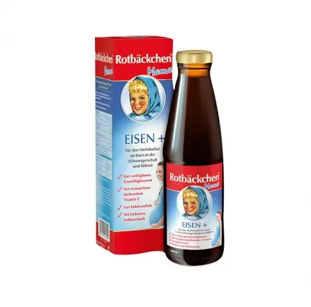 Rotbackchen 小红脸 补铁补气补血维生素C营养液450ml