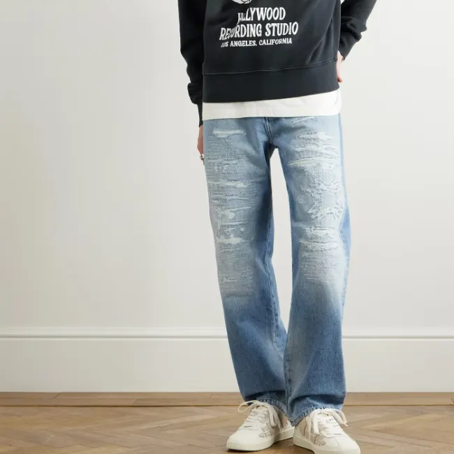 AMIRI MA Quad 直筒牛仔裤